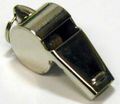Chrome Plated Brass Whistles (Box of 12)