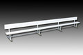 Kwik Goal 21' Bench (w/ back)